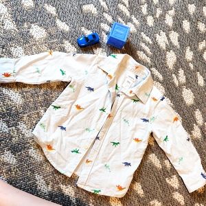 18 month Dinosaur button down long sleeve